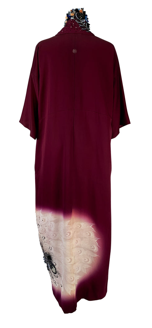 Long Peacock Kimono
